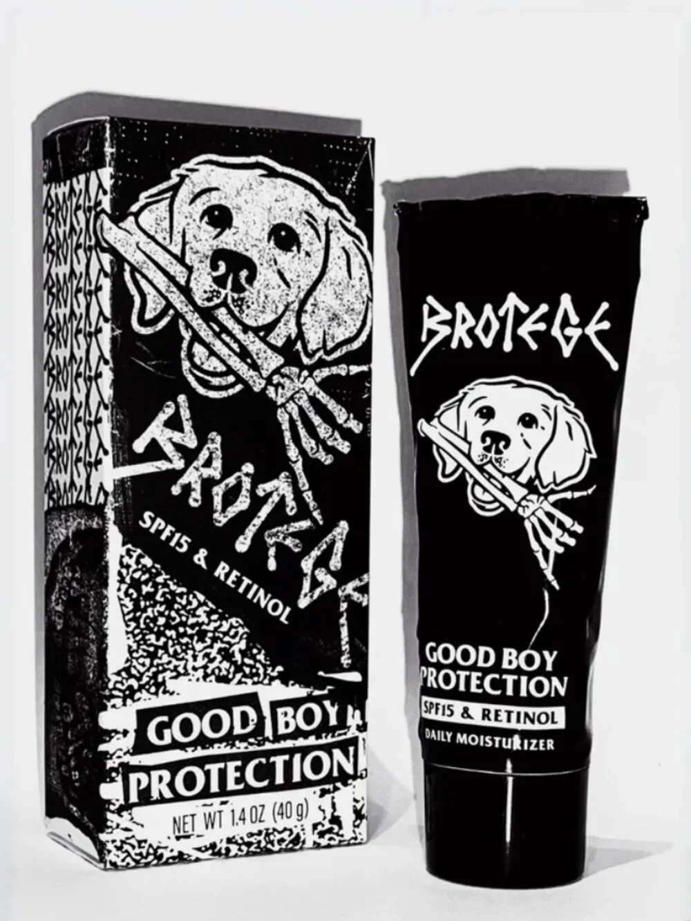 New Brotege Good Boy Protection SPF15 Retinol Daily Moisturizer Sunscreen